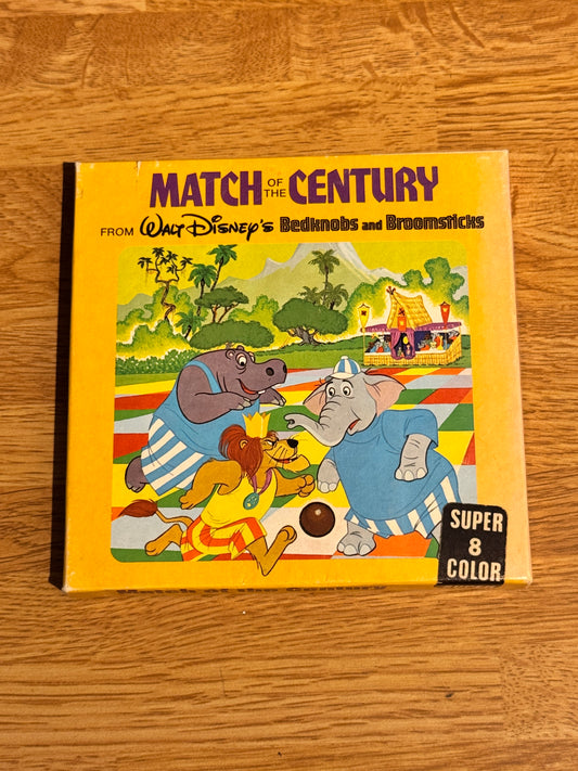 Forside av cover til Walt Disney: Match of the Century, super 8 utgave hos Brukbar Film