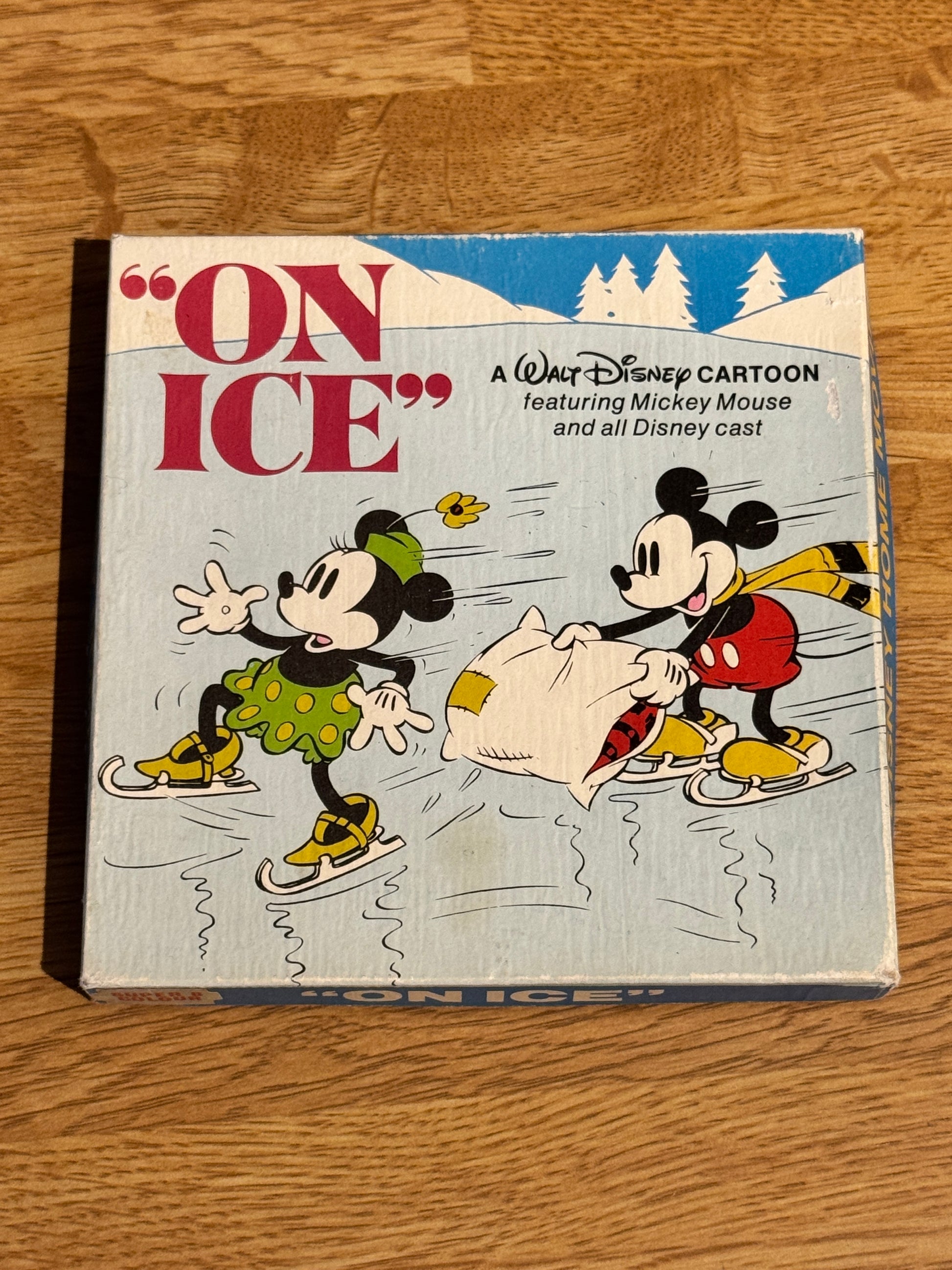 Forside av cover til WDisney: On Ice, super 8 utgave hos Brukbar Film