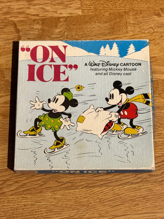 Forside av cover til WDisney: On Ice, super 8 utgave hos Brukbar Film