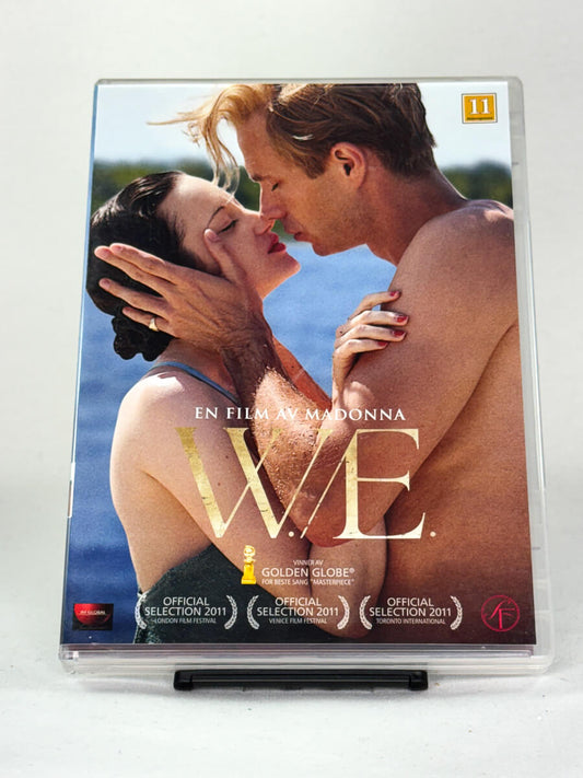 DVD-cover for filmen W.E., forside bruktfilm på DVD hos Brukbar Film