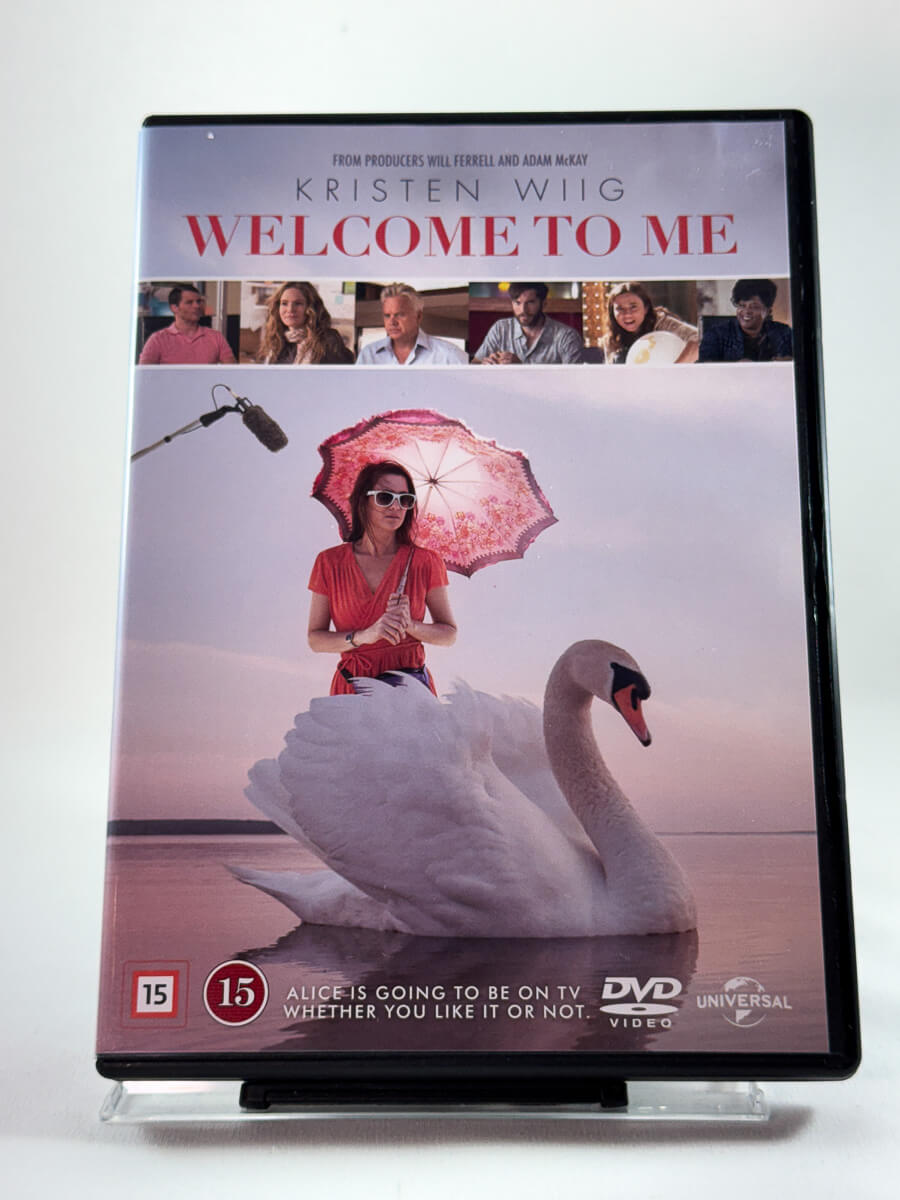 Forside av cover til Welcome to Me, bruktfilm hos nettbutikken Brukbar Film