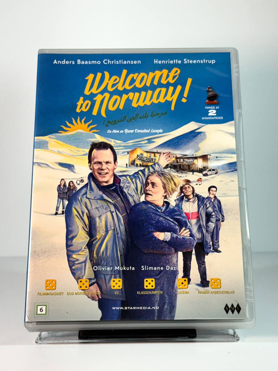 Forside av cover til Welcome to Norway!, bruktfilm på DVD hos Brukbar Film