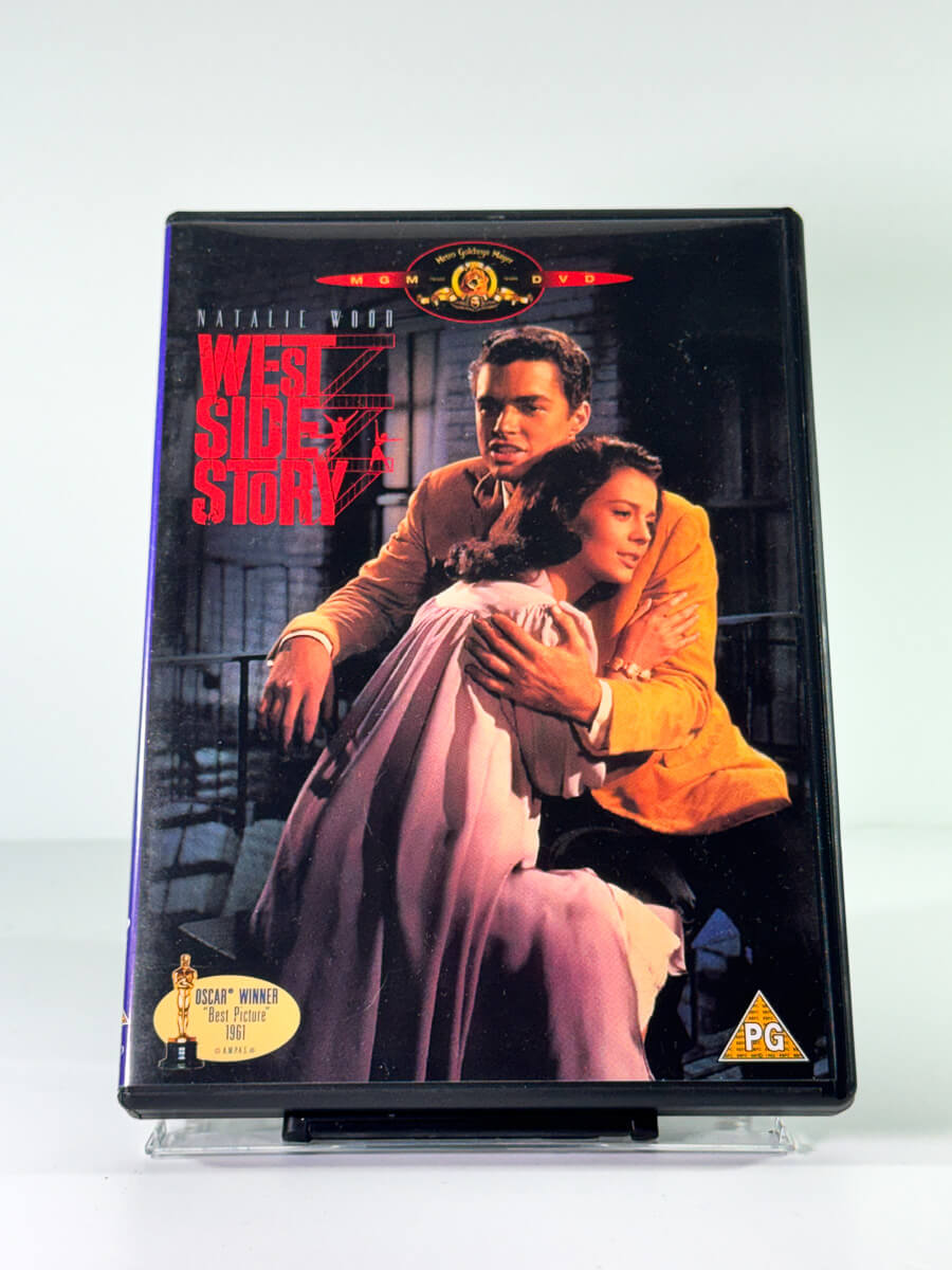 Forside av cover til west side story, bruktfilm hos nettbutikken Brukbar Film