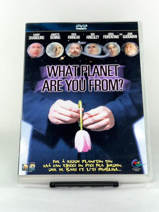 DVD-cover-forside til filmen What Planet Are You From?, brukt original DVD hos Brukbar Film
