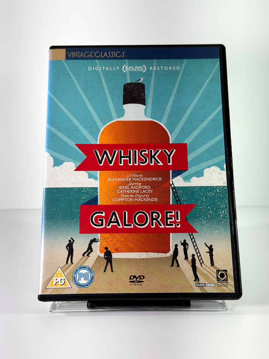 Forside av cover til Whisky Galore! på DVD