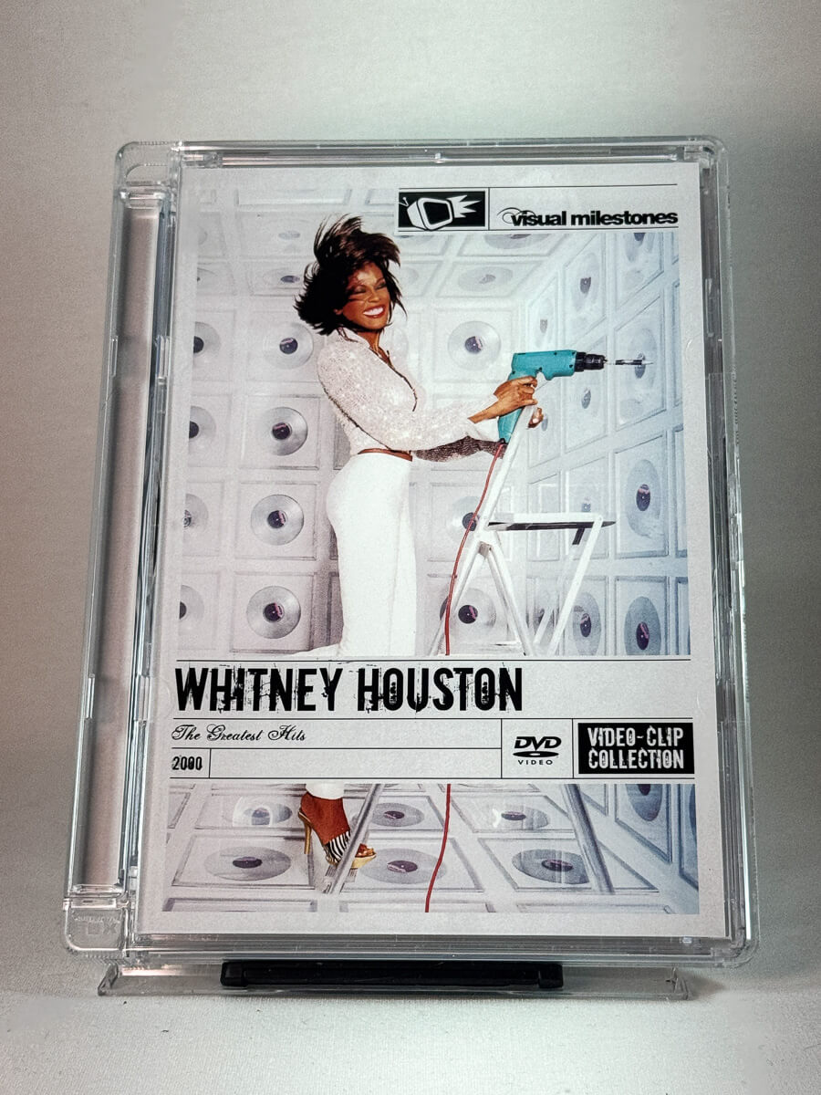 Forside av cover til Whitney Houston – The Greatest Hits, brukt DVD hos Brukbar Film