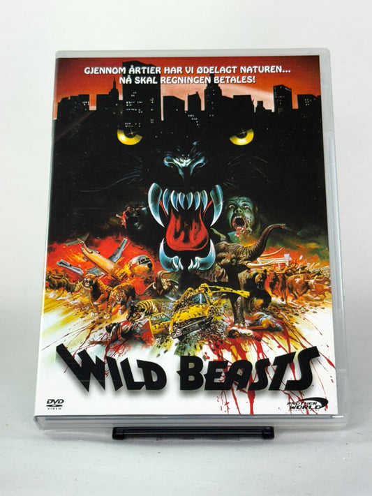DVD-cover-forside til filmen Wild Beasts – Brukt DVD fra nettbutikken Brukbar Film