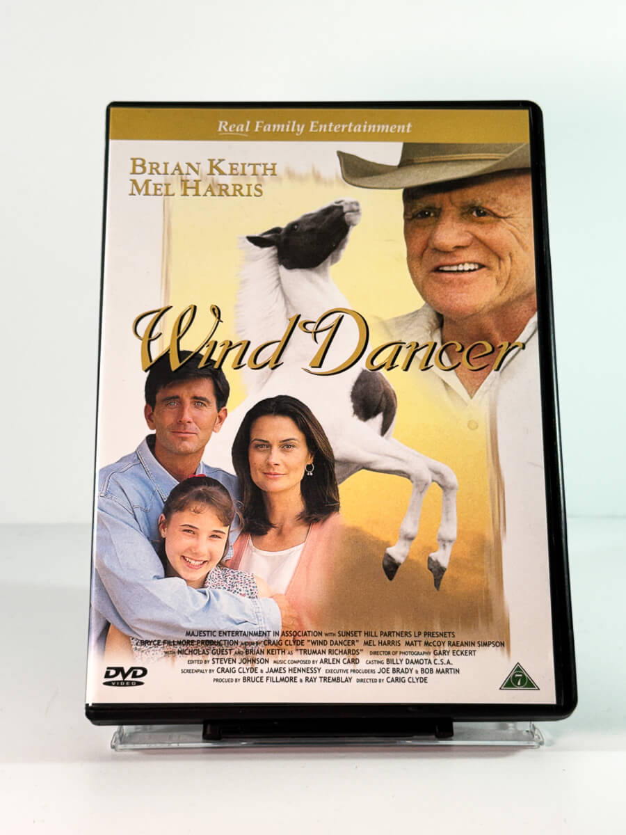 Forside av cover til wind dancer, bruktfilm hos nettbutikken Brukbar Film