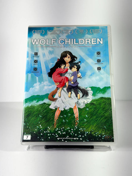 Forside av cover til Wolf Children på DVD
