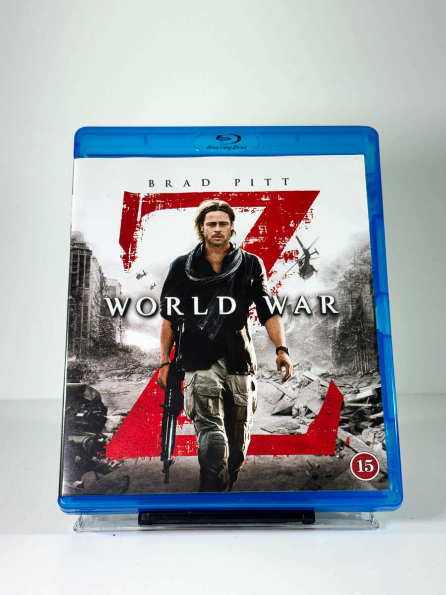 Forside av cover til World War Z på Blu-ray