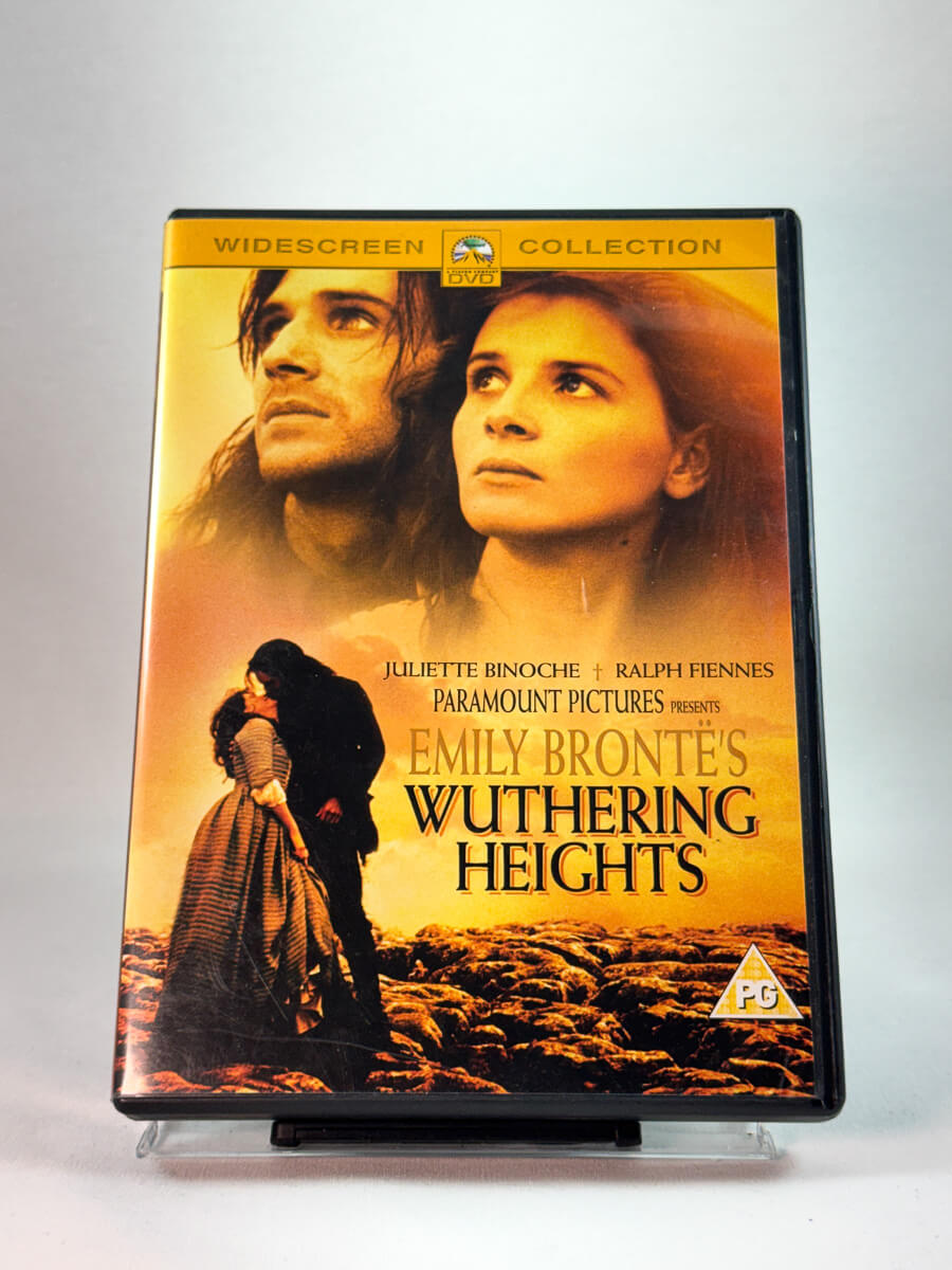 Forside av cover til Wuthering Heights, brukt original DVD hos Brukbar Film