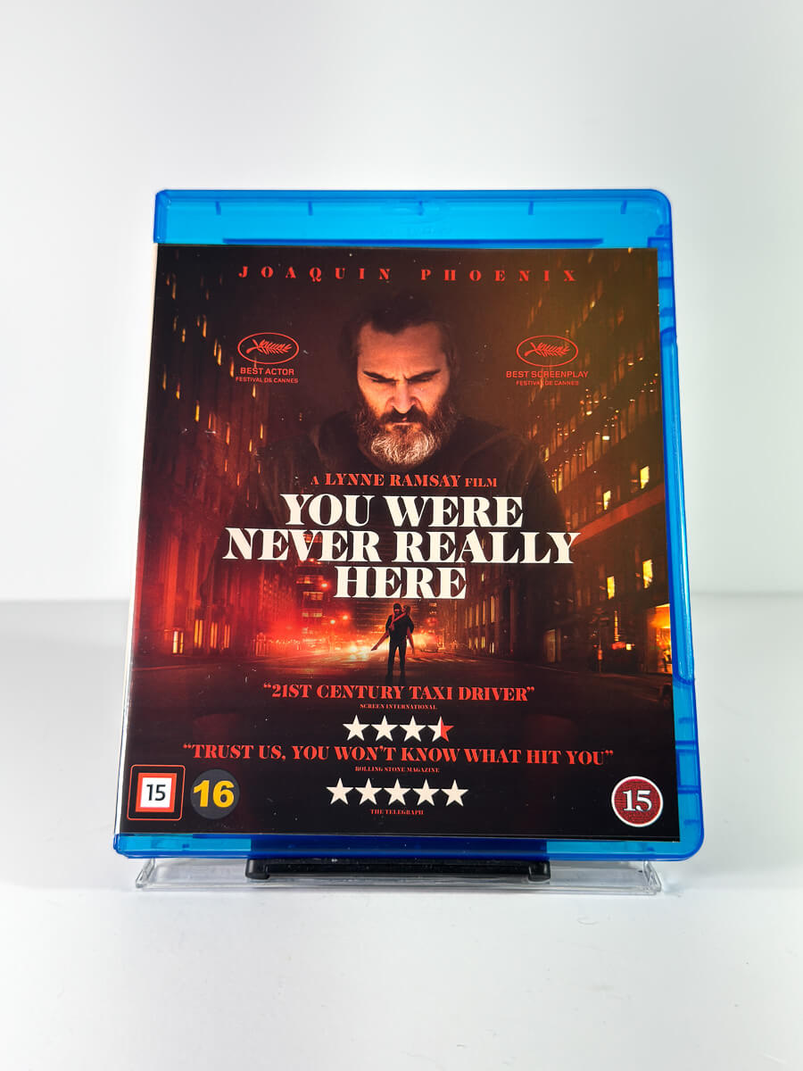 Forside av cover til You Were Never Really Here på Blu-ray