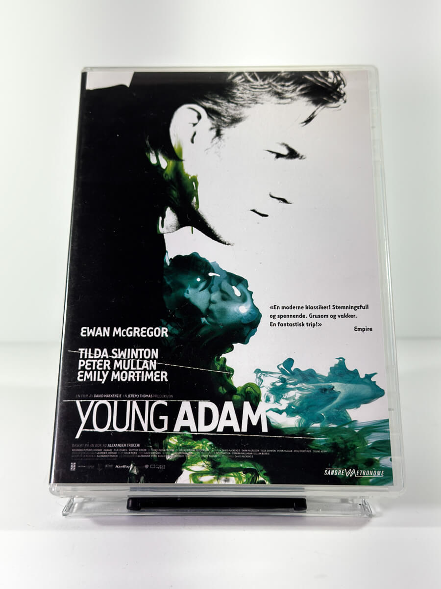 Forside av cover til Young Adam på DVD