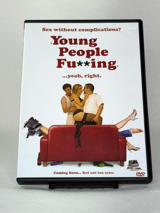 Brukt DVD-film Young People Fucking – forside av filmcover, kjøp brukte DVD-er og Blu-ray-filmer hos Brukbar Film
