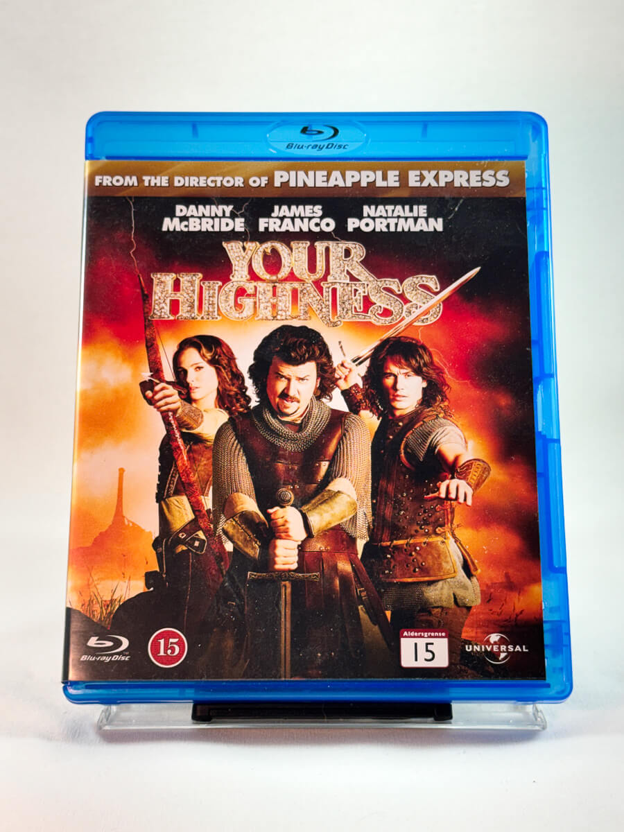 Forside av cover til Your Highness, brukt Blu-ray hos Brukbar Film
