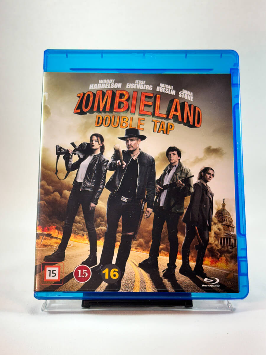 Forside av cover til Zombieland: Double Tap, brukt Blu-ray hos Brukbar Film