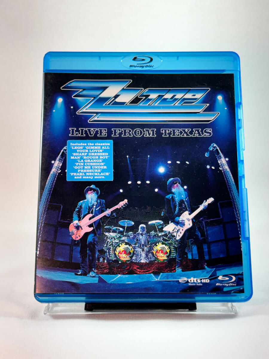 Forside av cover til ZZ Top: Live from Texas, brukt Blu-ray hos Brukbar Film