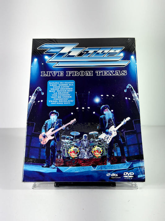 Forside av cover til ZZ Top: Live from Texas på DVD